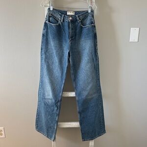 We The Free Straight Leg Blue Jeans